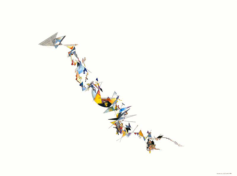 Elisabeth Delesalle, Charnière, 1985