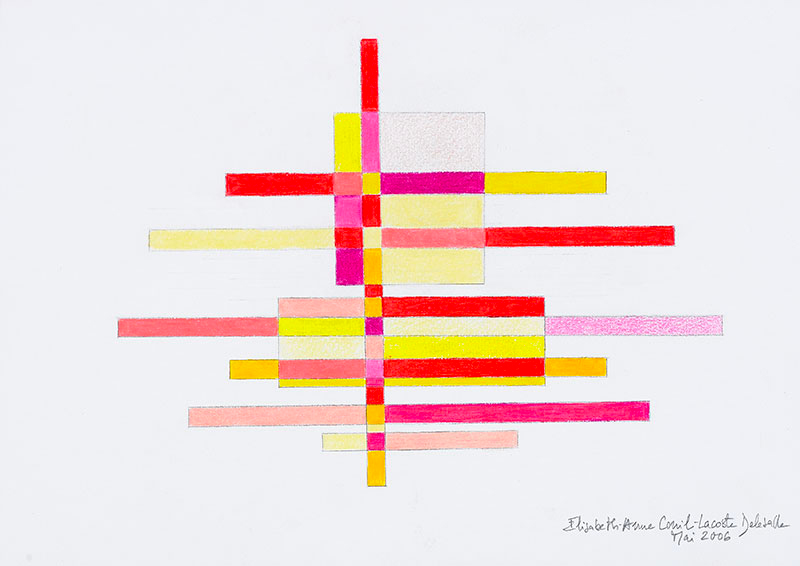 Elisabeth Delesalle, A la lumière du jour (rouge), 2006, 11