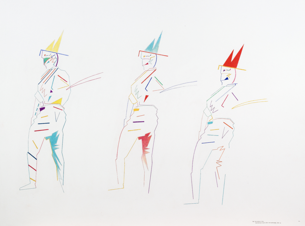 Elisabeth Delesalle, Gardiens de Musée, 2013, 50 x 65 cm, 01