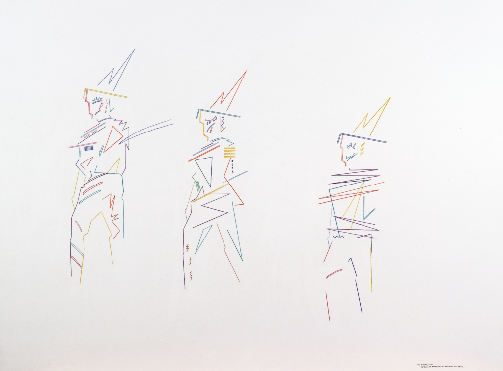 Elisabeth Delesalle, Gardiens de Musée, 2013, 50 x 65 cm, 02