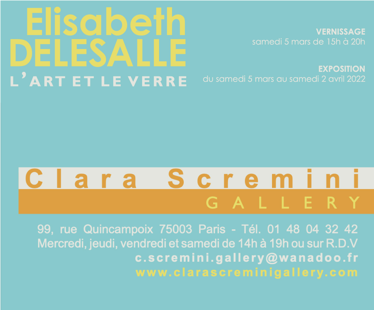 L’Art et le Verre – Galerie Clara Scremini